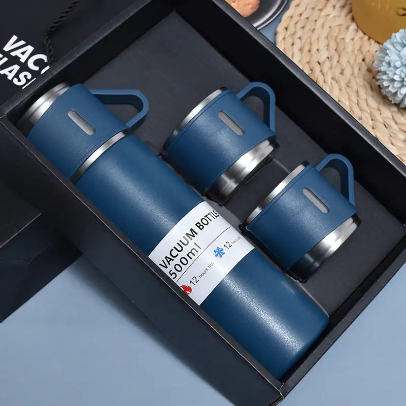 Thermique Thermos Flask & Cups Set