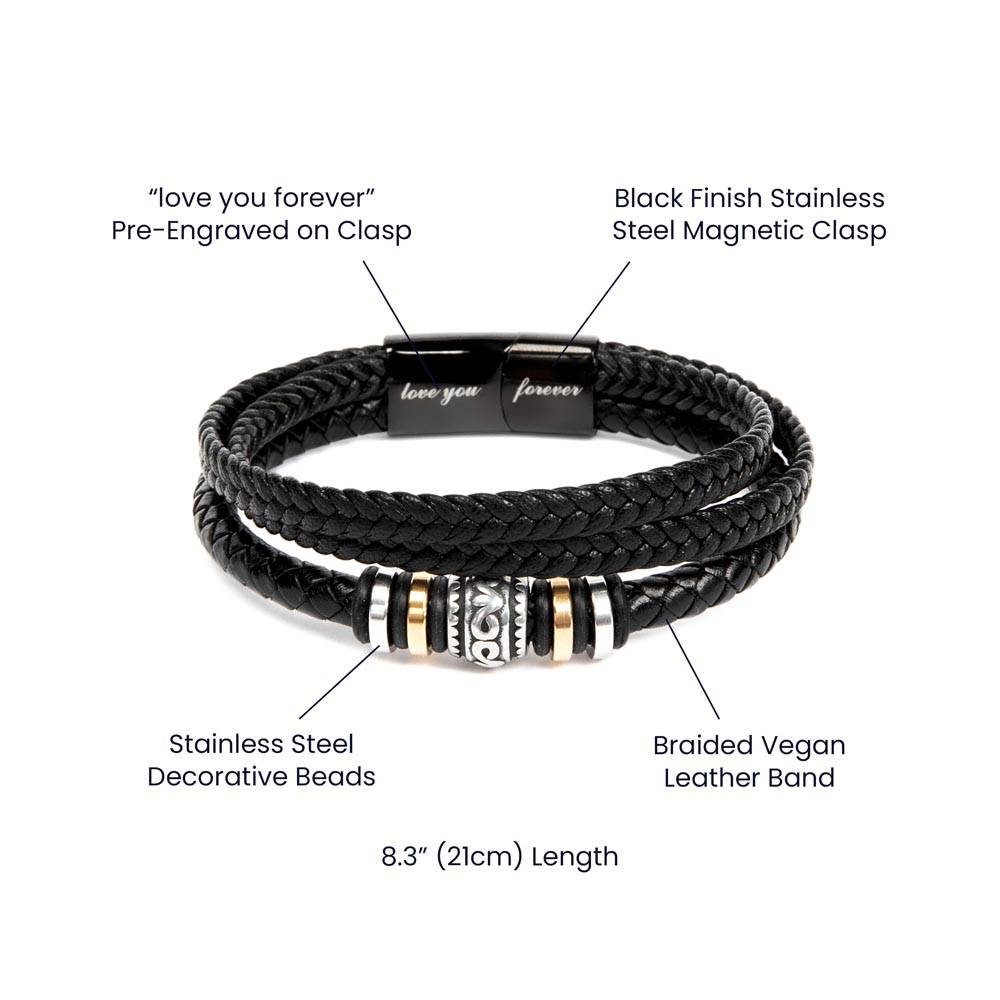 Men's "Love You Forever" Bracelet