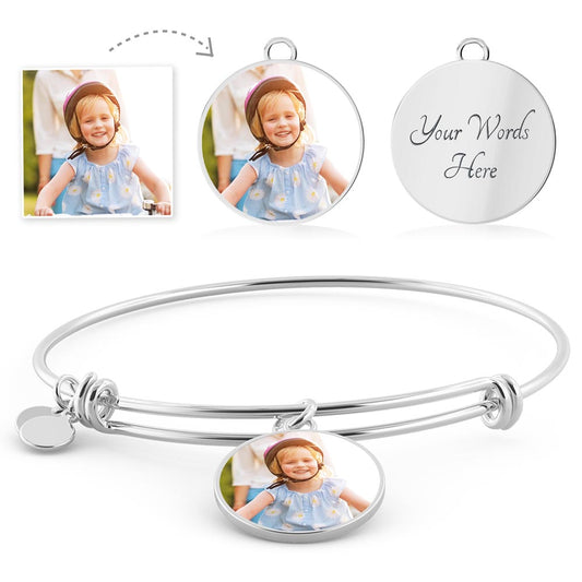 Personalised Circle Bangle