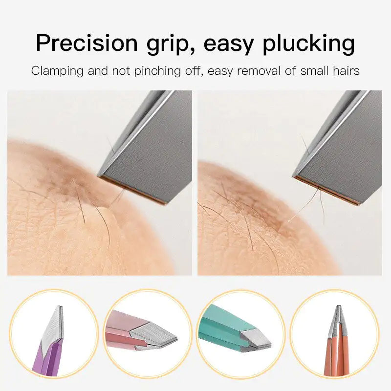 Precision Eyebrow Tweezers