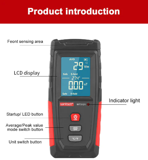 Electromagnetic Field Radiation Detector/Tester